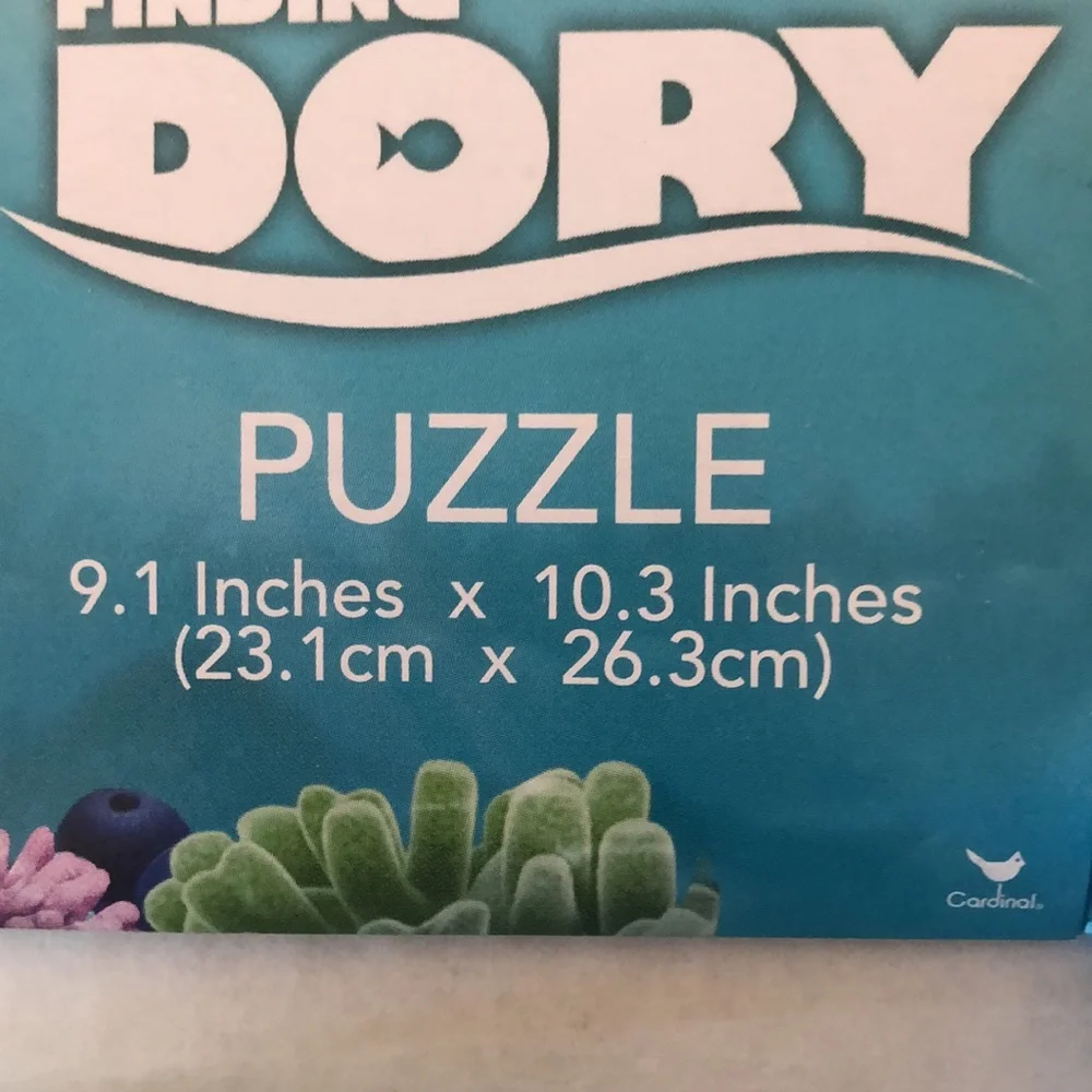 🌵 3/$15 Disney Pixar Finding Dory 24 piece puzzle matching bag (see description)